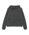 Max Mara 's  Attuale Knitted Hoodie In Gray
