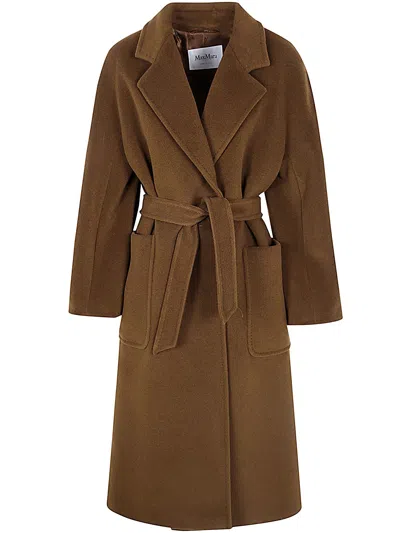 MAX MARA ATTUALE123 COAT,2421016503600 010 TAN