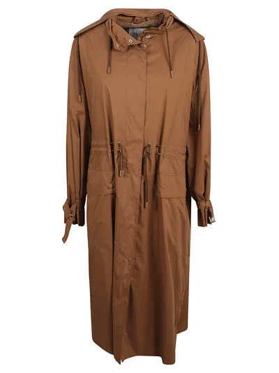 Max Mara Augusta Raincoat In Tobacco