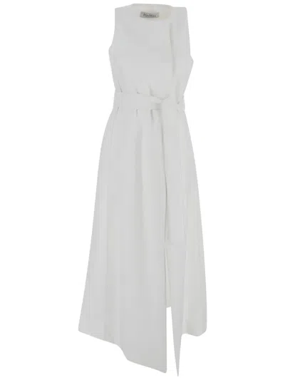 Max Mara Aureo Dress In White