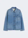 Max Mara Authentic Denim Shacket In Blue