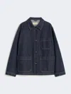 Max Mara Authentic Denim Shacket In Blue