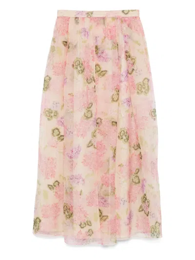 Max Mara Autore Midikleid In Nude
