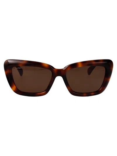 Max Mara Sunglasses Woman In Brown