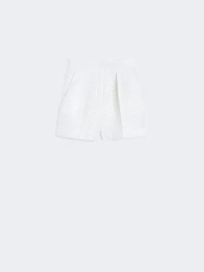 Max Mara Avena Jersey Trouser White