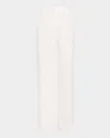 Max Mara Aversa High-rise Linen Wide-leg Pants In Silk