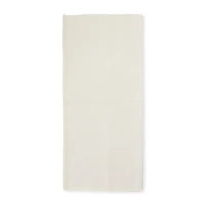 Max Mara Silk White Wool Avetusta M Logo Scarf In Transparent