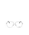 Max Mara Aviator Frame Glasses In White