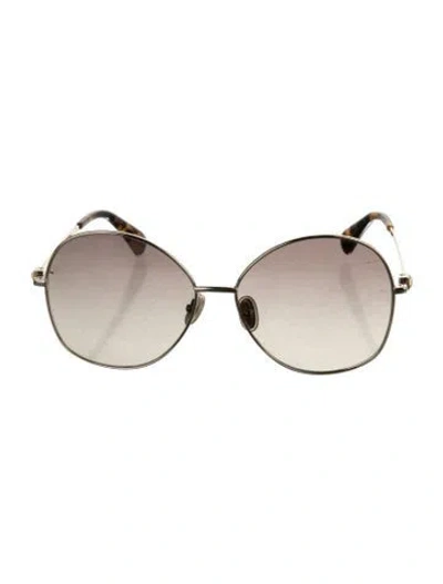 Pre-owned Max Mara Aviator Mirrored Sunglasses In Multi