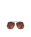 Max Mara Navigator Sunglasses In Brown