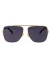 Max Mara Gold Blue Metal Sunglasses