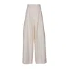 Max Mara Rauche Linen Trousers In 005
