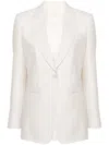 Max Mara Avoriaz Single-breasted Blazer In Neutrals