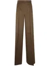 Max Mara Axe Trousers In Brown