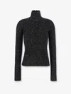 Max Mara Azulene Wool And Cashmere Turtleneck Sweater In Black