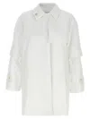 Max Mara Baba Coats And Trench Coats White In Gray