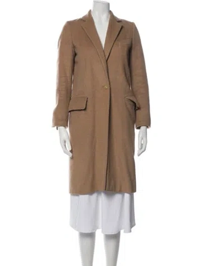 Pre-owned Max Mara Baby Camel Coat In Neutrals