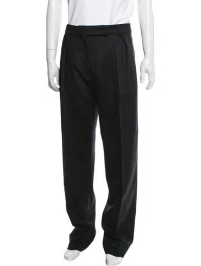 Pre-owned Max Mara Baby Camel Dress Pants In Black