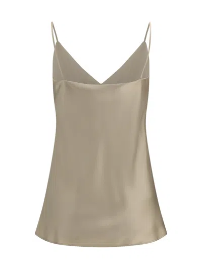 Max Mara Bacco Tank Top In Beige