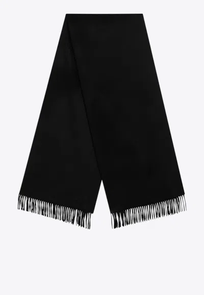 Max Mara Baci Cashmere Fringed Scarf