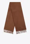 Max Mara Baci Cashmere Fringed Scarf