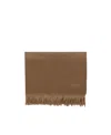 Max Mara Baci Fringed Cashmere Scarf In Red