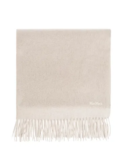 Max Mara Baci Fringed Scarf In Multi
