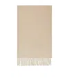 Max Mara Rectangular Cashmere Shawl In Neutral