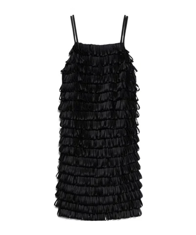 Max Mara Backstrap Dress In Black