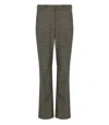 Max Mara Baco Brown Pants In Gray