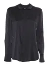 Max Mara Baden Black Shirt In Black