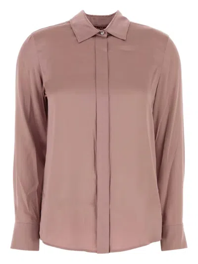 MAX MARA BADEN LONG-SLEEVE SILK SHIRT