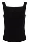 Max Mara Baden1234 - Velvet Bustier Top In Black