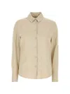 Max Mara Beige Regular Solid Shirt
