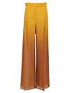 Max Mara Baffo Silk Trousers With Shaded Effect
