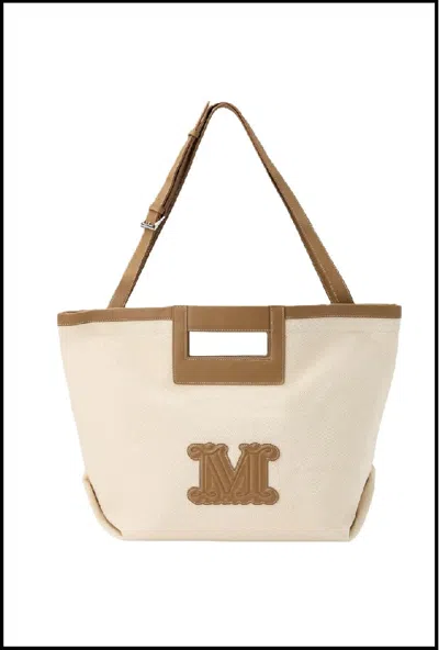 Max Mara Bag Beachwear Woman Camel In Other