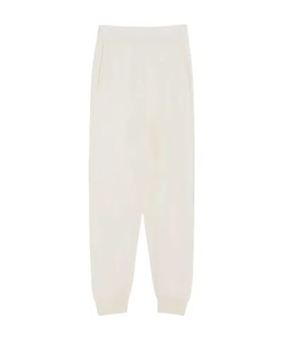 Max Mara Bagged Casual Pants In White