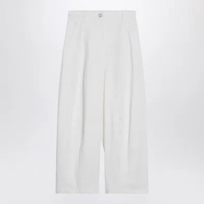 MAX MARA MAX MARA BAGGY TROUSERS IN TWILL