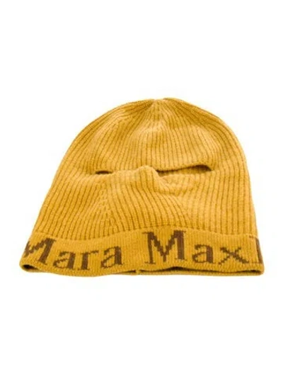 Pre-owned Max Mara Balaclava Knit Beanie In Multi