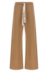Max Mara 'bali' Drawstring Pants In Brown