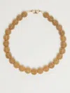 Max Mara Ball-adorned Choker Necklace In Bronze