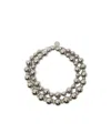 Max Mara Ball Necklace In Silver