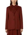 Max Mara Balluno Blazer In Red