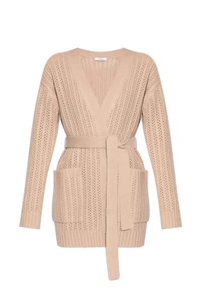 Max Mara Women's Wool And Cashmere Blend Cardigan In Powder