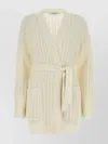 Max Mara Ivory Wool Blend Balzac Cardigan