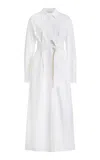 Max Mara Arezzo Gabardine Shirt Dress In White