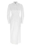 Max Mara Wrap Design Dress Buttoned Cuffs In White