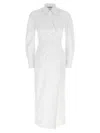 Max Mara Wrap Design Dress Buttoned Cuffs In White