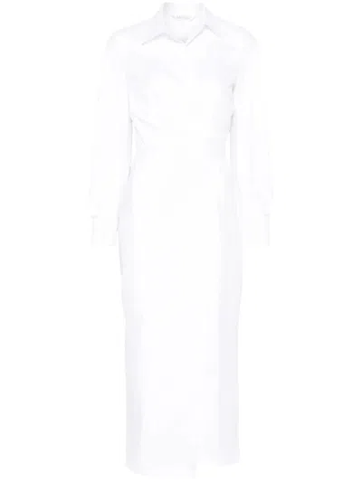 Max Mara Balzac Long Dress In White