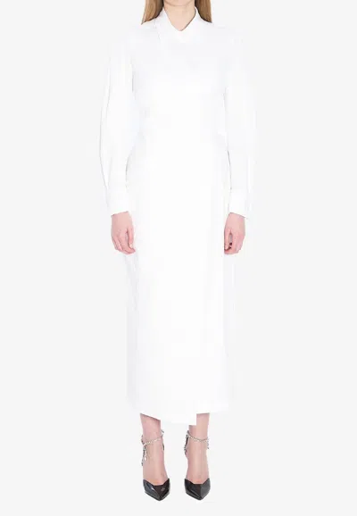 MAX MARA BALZAC LONG-SLEEVED MIDI SHIRT DRESS